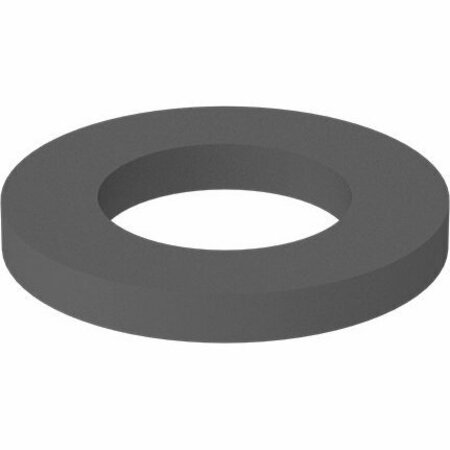 BSC PREFERRED Chemical-Resistant Fluorosilicone Seal Washer for 3/8 Screw .355 ID.625 OD.052-.072 Thick, 10PK 91367A958